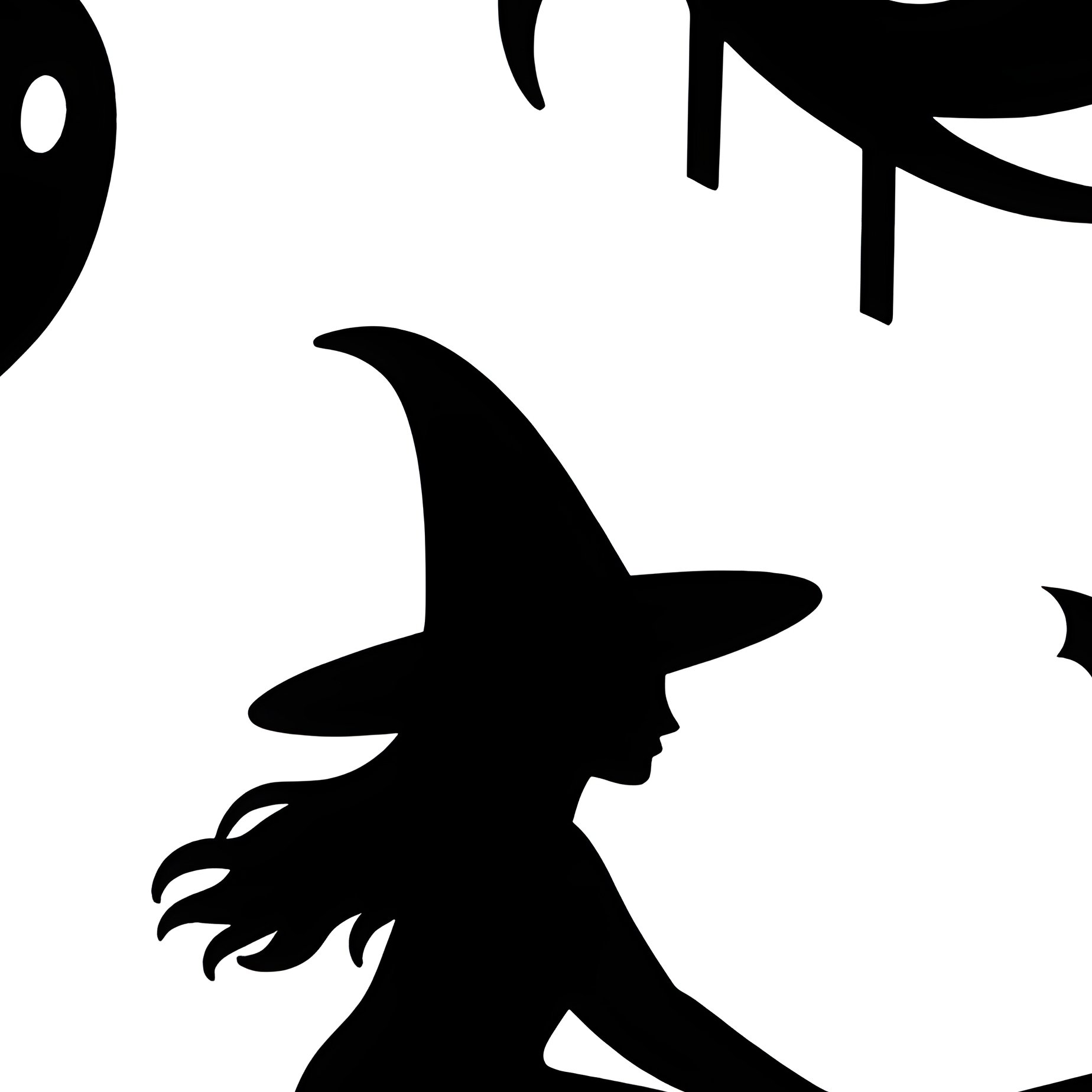 Halloween Themed Silhouettes Halloween Silhouette - Full Resolution Quality Preview