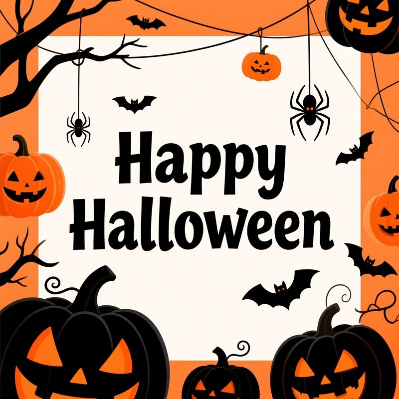 Happy Halloween Greeting Halloween Festive