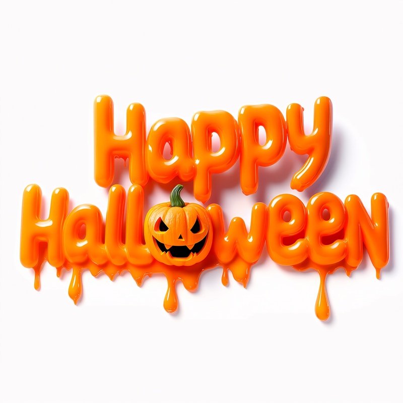 Happy Halloween Greeting With A Pumpkin Halloween Pumpkin