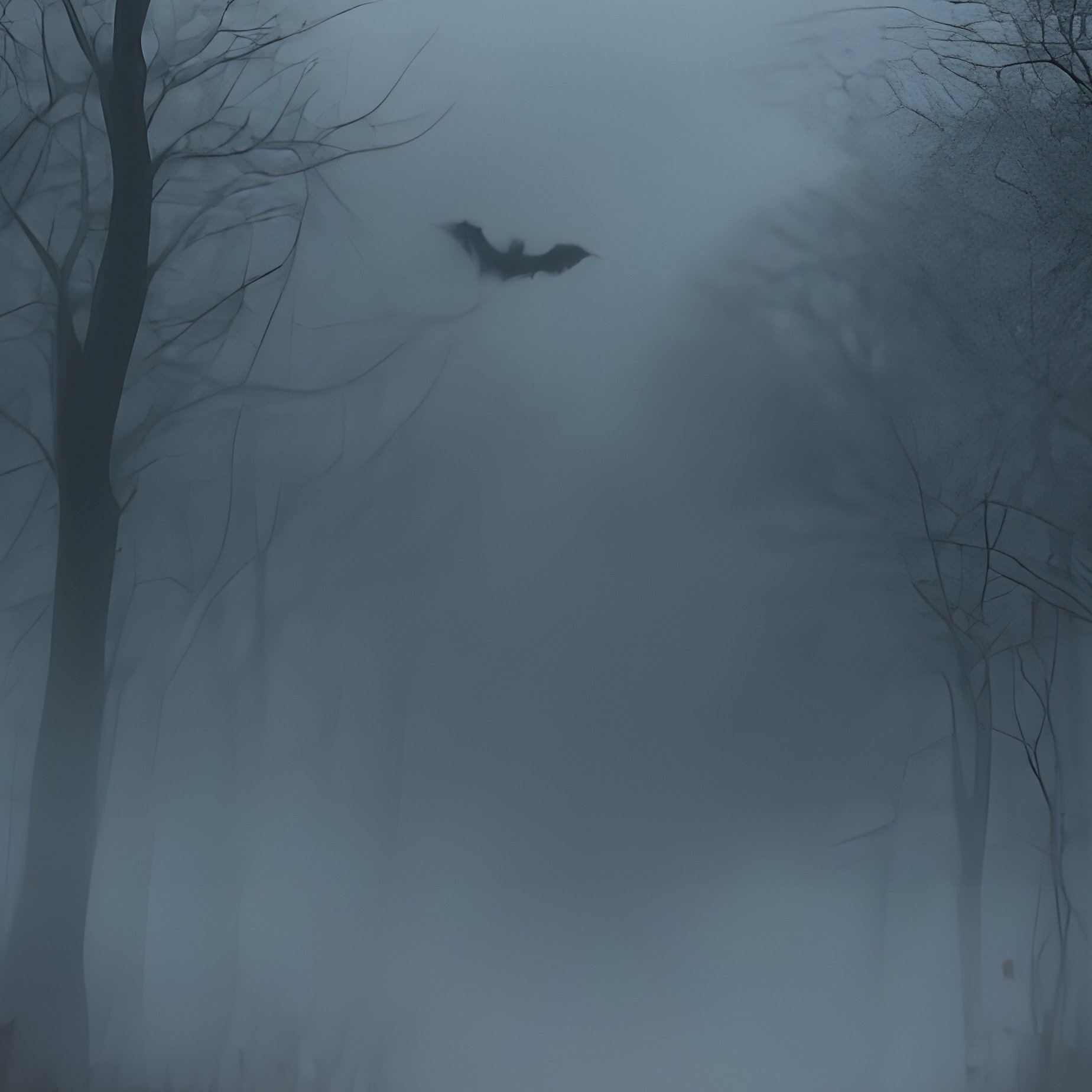 Haunted Forest Scene With Glowing Pumpkins Halloween Pumpkin - Full Resolution Quality Preview