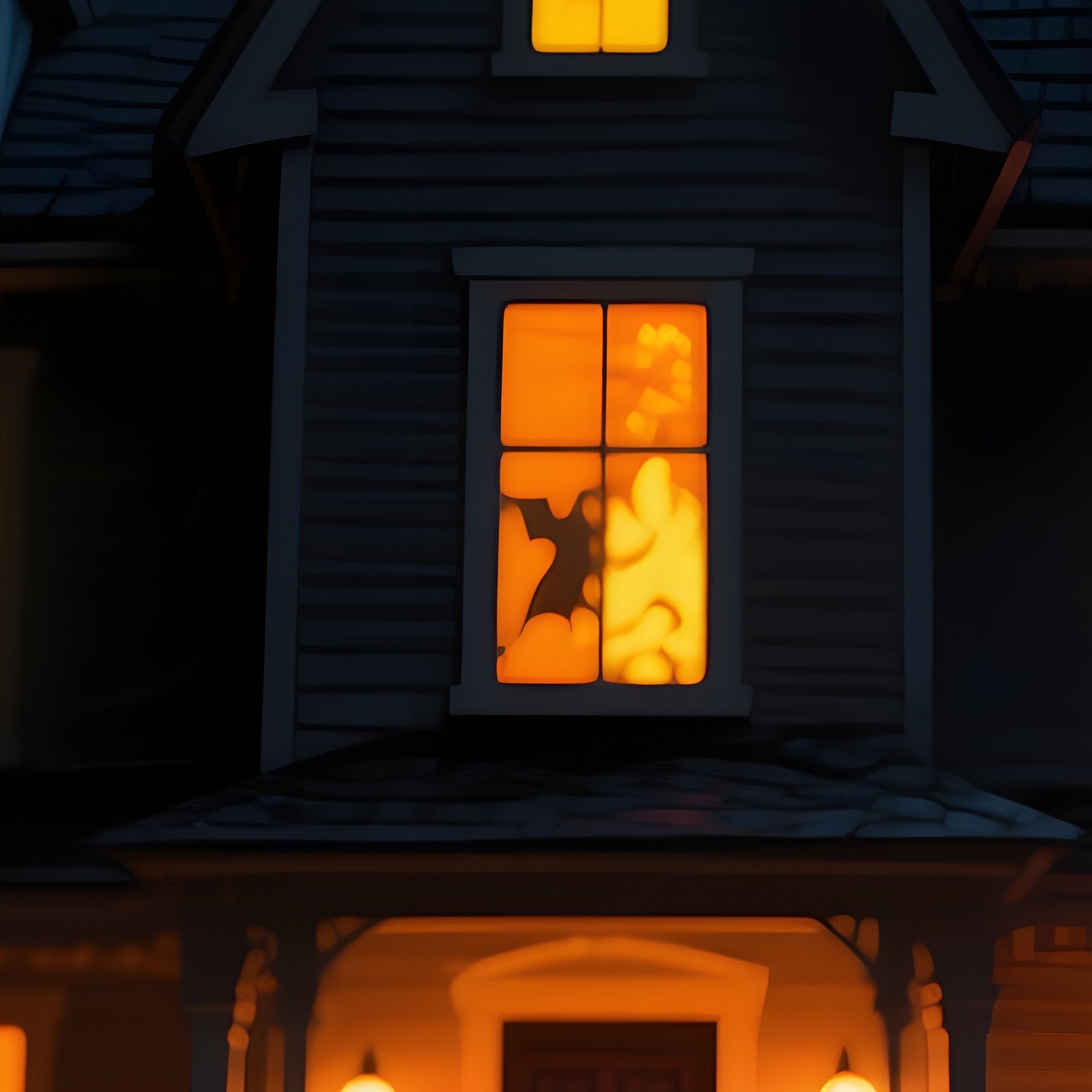 Haunted House On Halloween Night Halloween Haunted House - Full Resolution Quality Preview