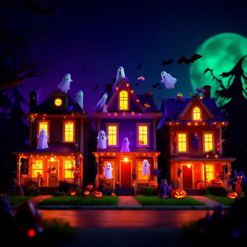 Haunted Houses Decorated For Halloween Halloween Haunted Houses