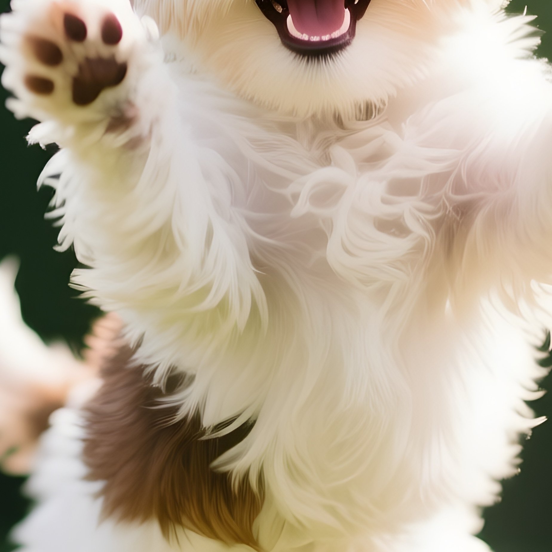 Havanese Puppy Playing Outdoor - Full Resolution Quality Preview