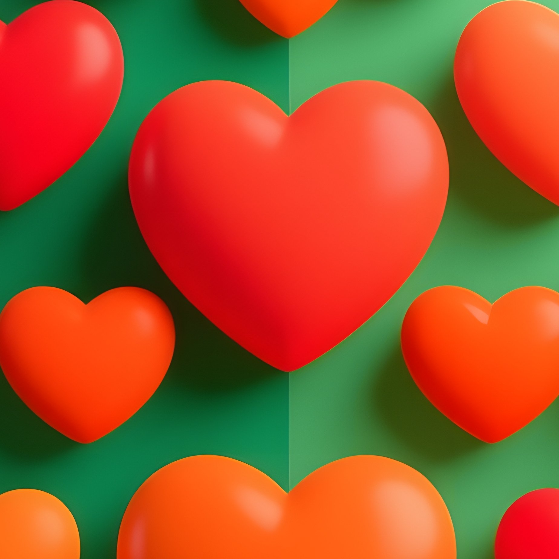 Heart Shaped Pattern Forming A Triangle Hearts Triangle - Full Resolution Quality Preview