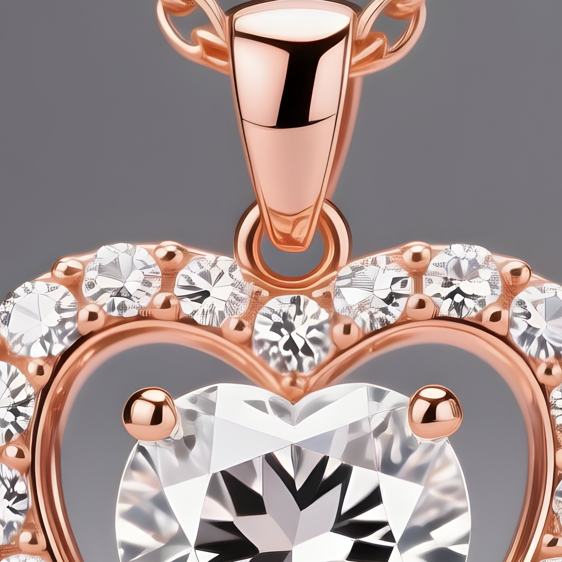 Heart Shaped Pendant Necklace Jewelry Necklace - Full Resolution Quality Preview