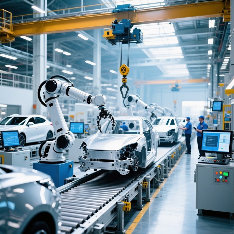 Heavy Industry Manufacturing Schwerindustrie Automotive Plant