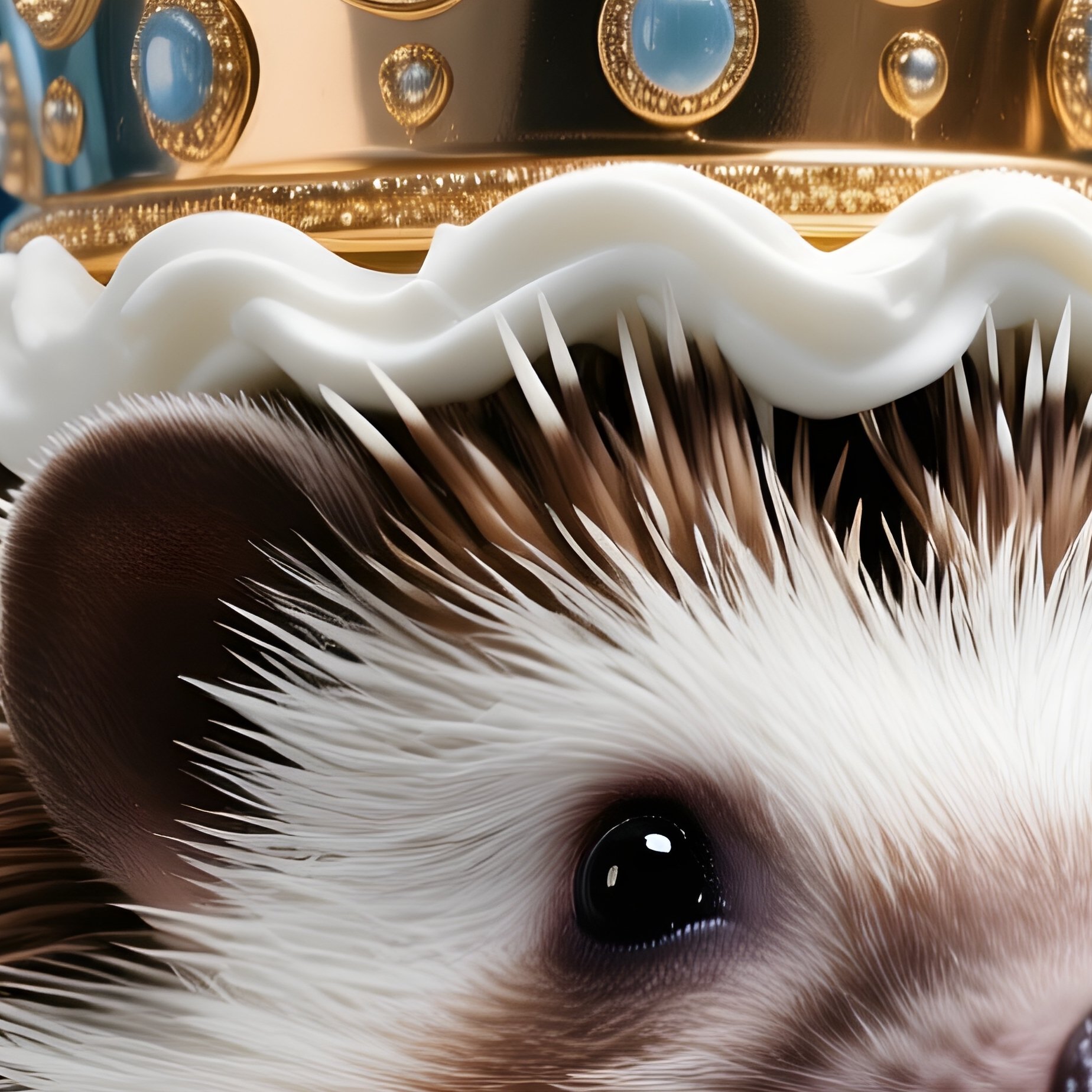 Hedgehog Space Crown - Full Resolution Quality Preview