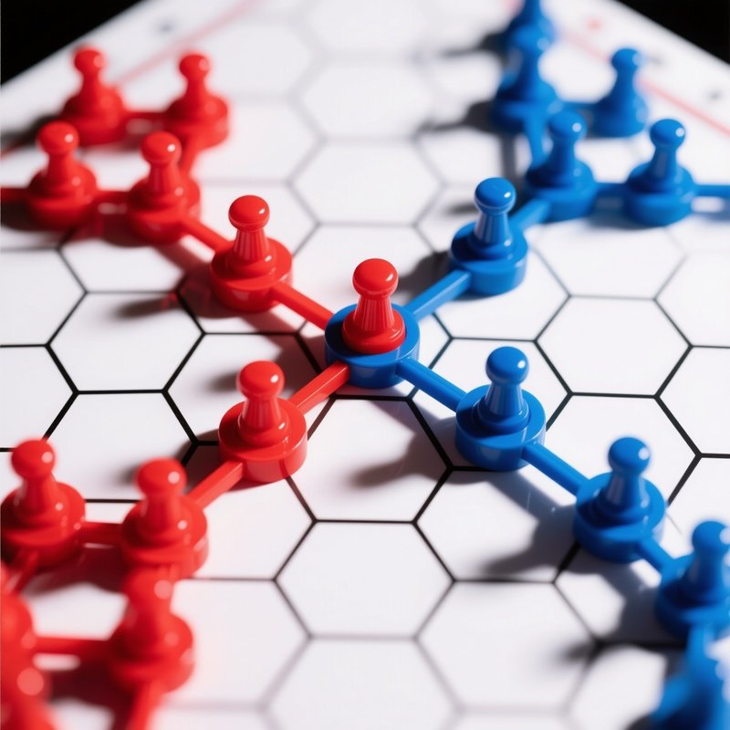 Hex Game Board Close Up