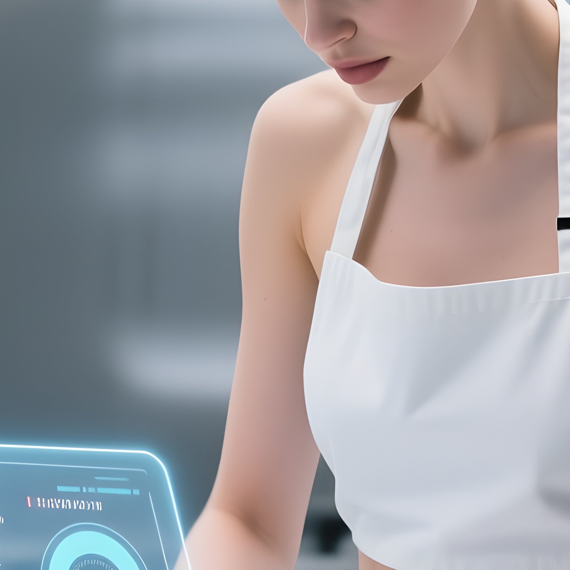 High Tech Kitchen Studio With Robotic Arms Culinary Artist - Full Resolution Quality Preview