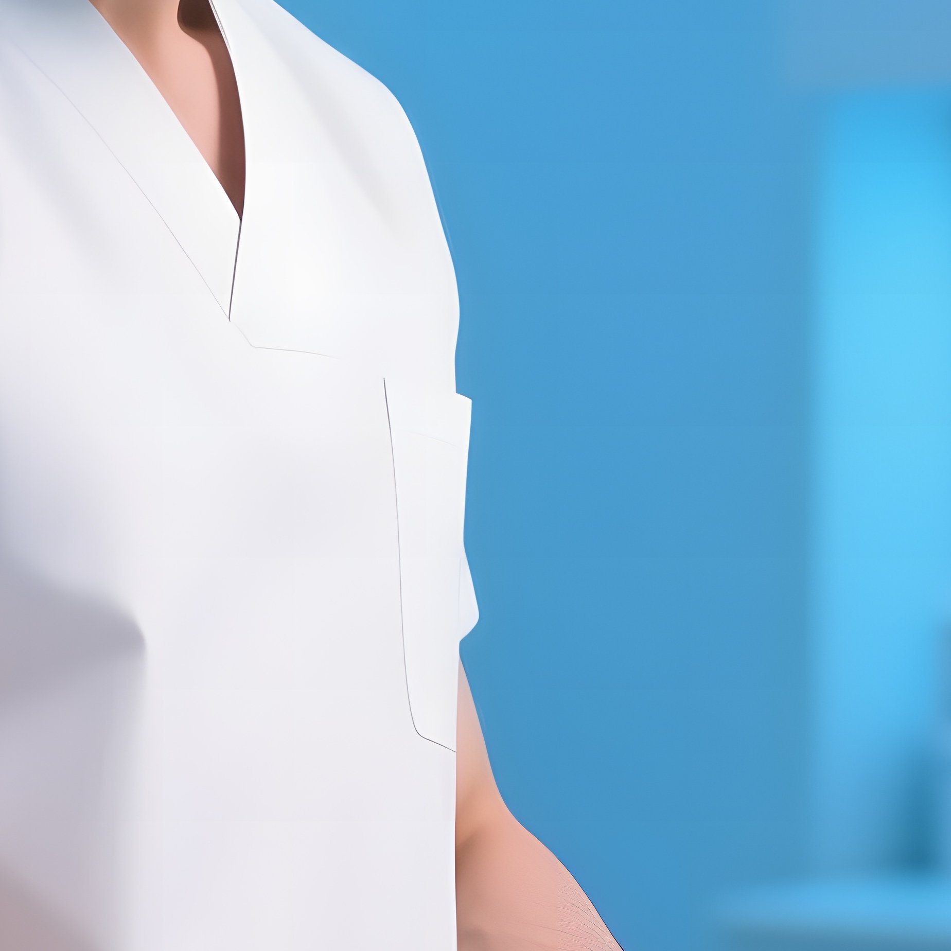 High Tech Medical Office Researcher Adjusting Device - Full Resolution Quality Preview