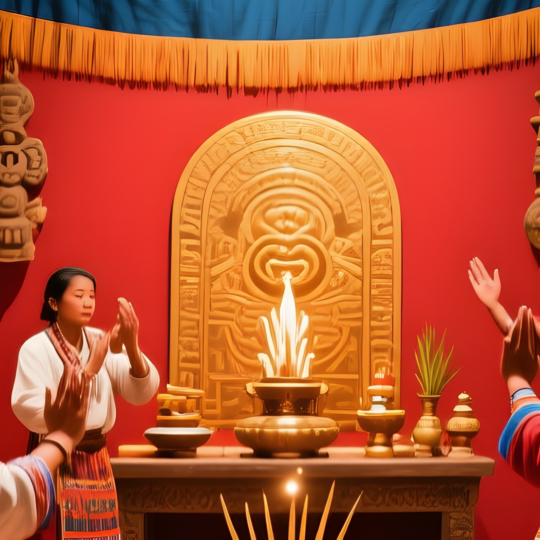 Historic Museum With Cultural Rituals - Full Resolution Quality Preview