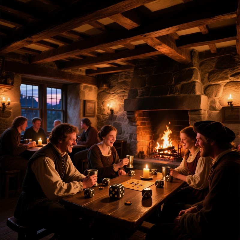 Historic Tavern Edinburgh Twilight Gotscha Game