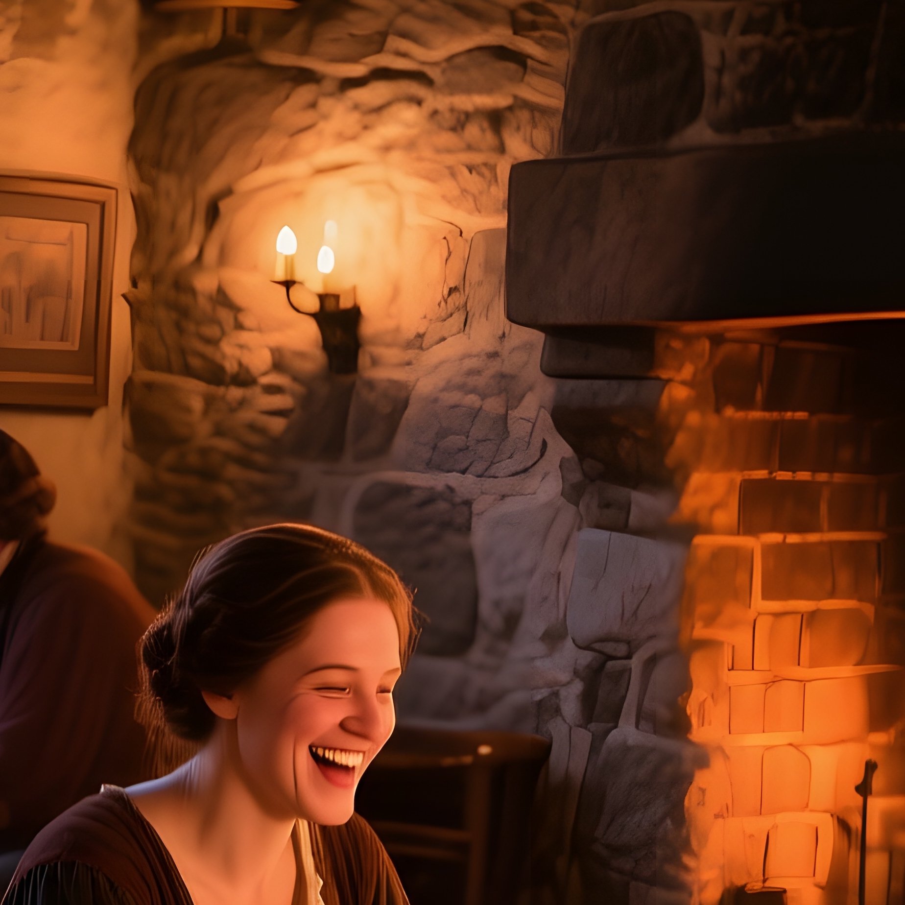 Historic Tavern Edinburgh Twilight Gotscha Game - Full Resolution Quality Preview