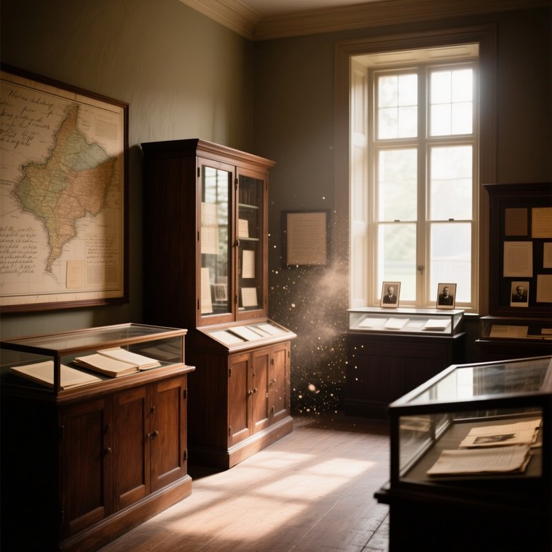Historical Museum With Archival Documents