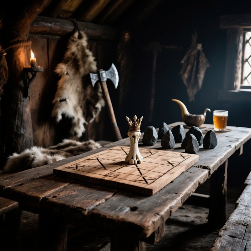 Hnefatafl Viking Longhouse Game