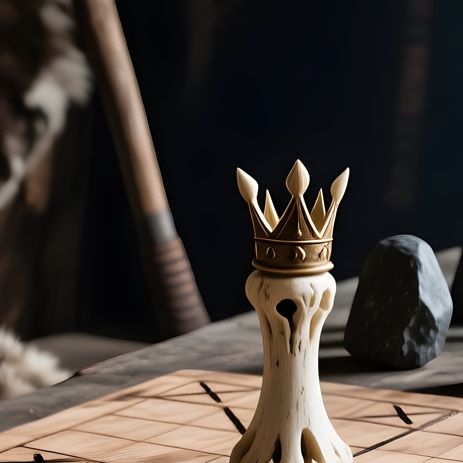 Hnefatafl Viking Longhouse Game - Full Resolution Quality Preview