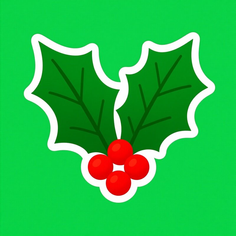 Holly Leaves And Berries Holly Berries