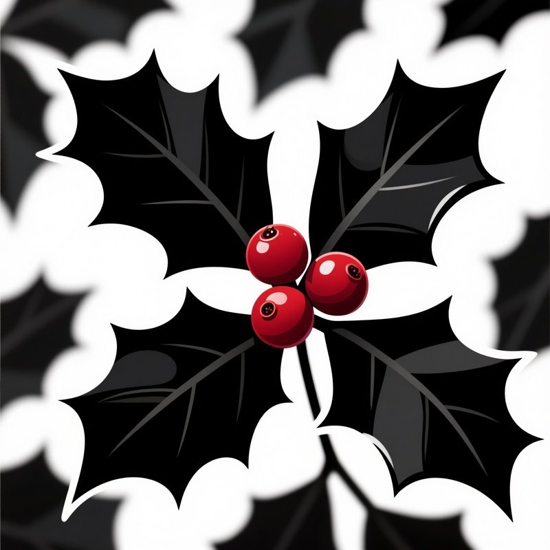 Holly Leaves And Berries Holly Berries