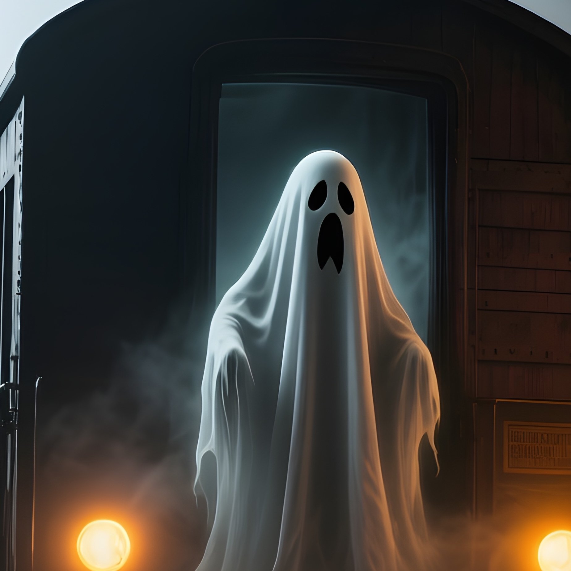 Horror Ghost Train Tunnel - Full Resolution Quality Preview