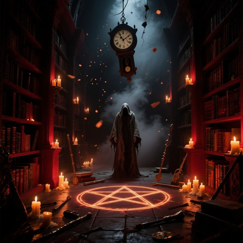Horror Occult Mystery Haunted Library