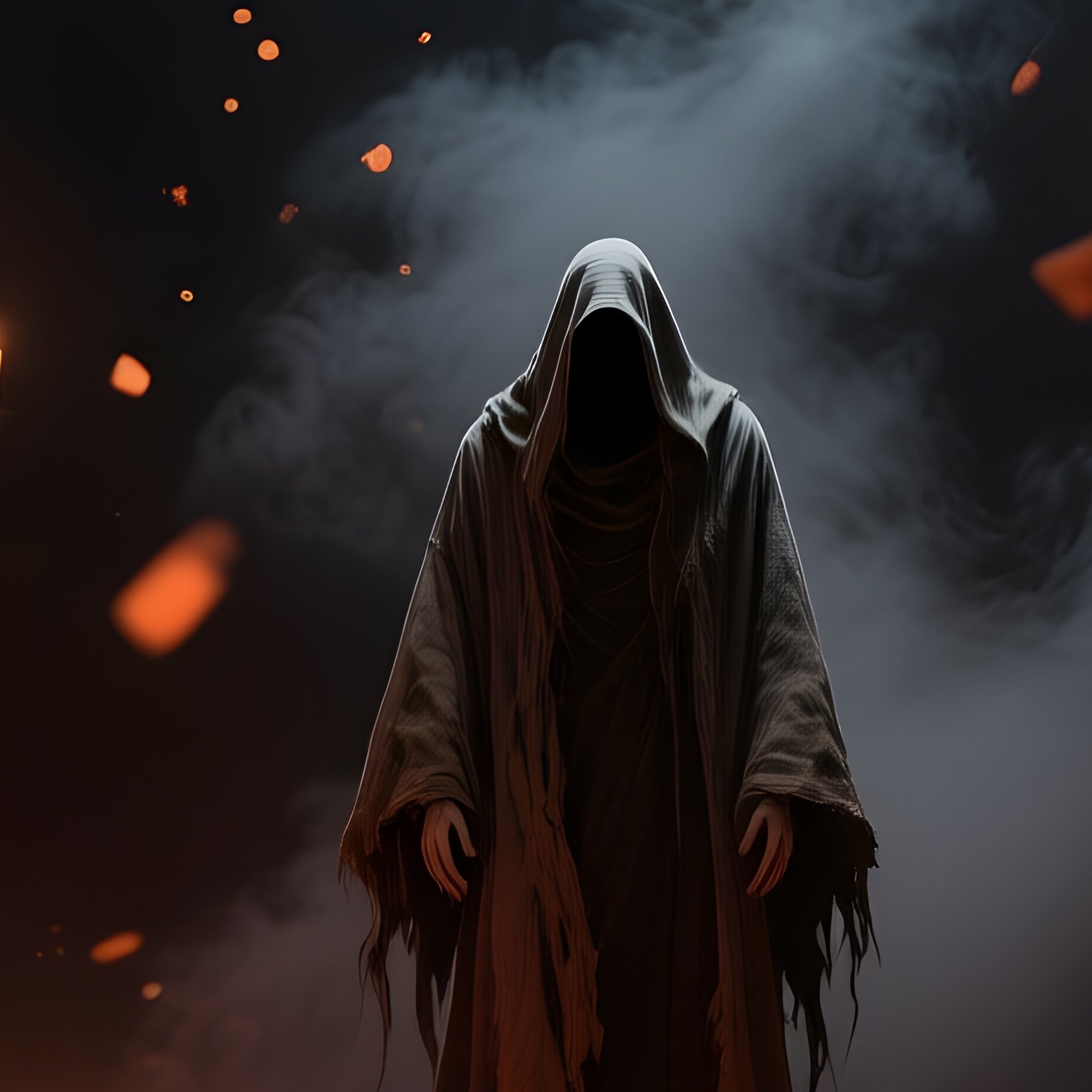 Horror Occult Mystery Haunted Library - Full Resolution Quality Preview