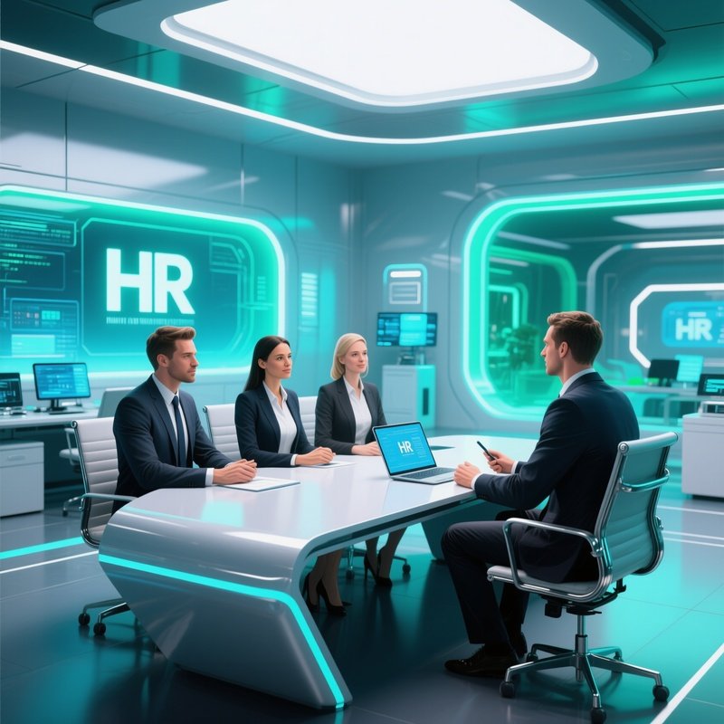 Hr Team Interviewing Candidate Digital