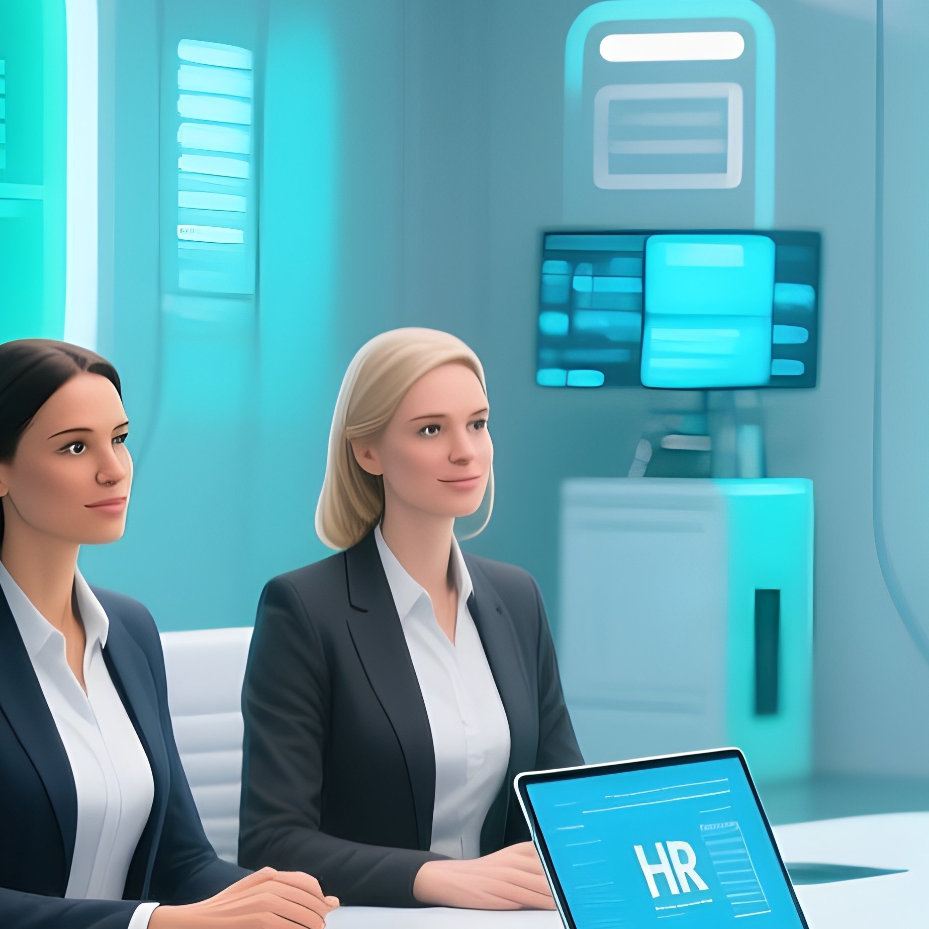 Hr Team Interviewing Candidate Digital - Full Resolution Quality Preview