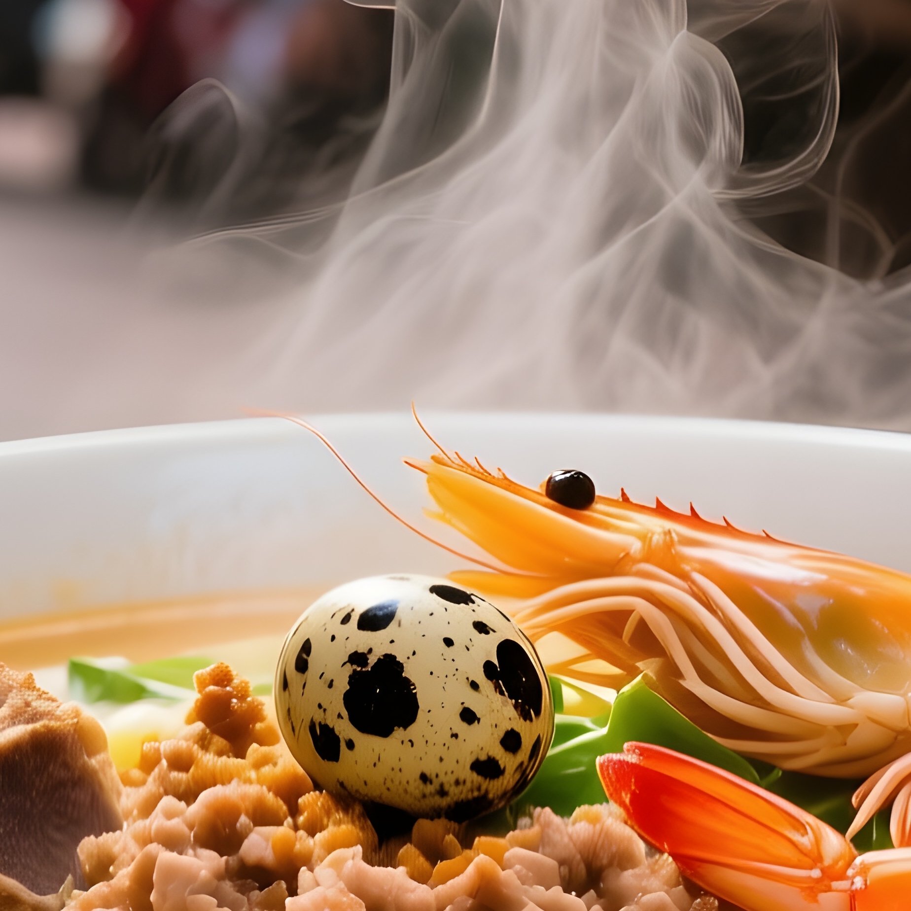 Hủ Tiếu Nam Vang Phnom Penh Noodle Soup Wet Served - Full Resolution Quality Preview