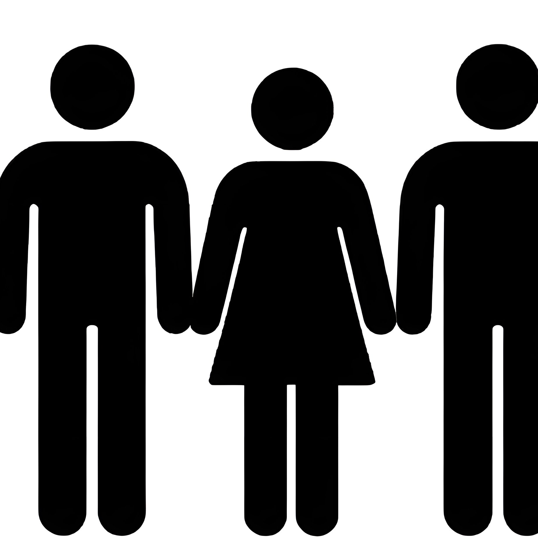 Human Figure Icons Representing Groups Of People Human Figures - Full Resolution Quality Preview