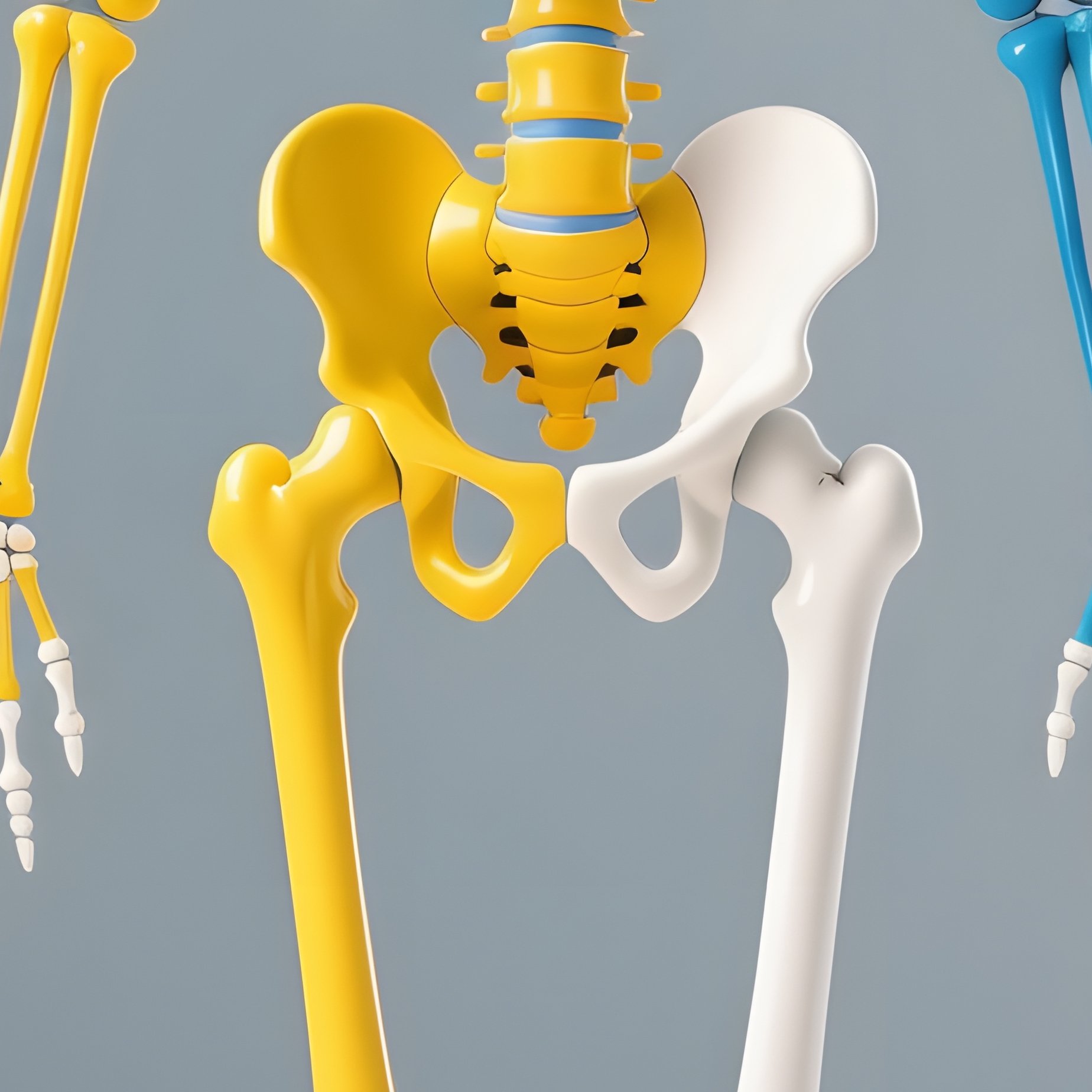 Human Skeleton Model Skeleton Anatomy - Full Resolution Quality Preview