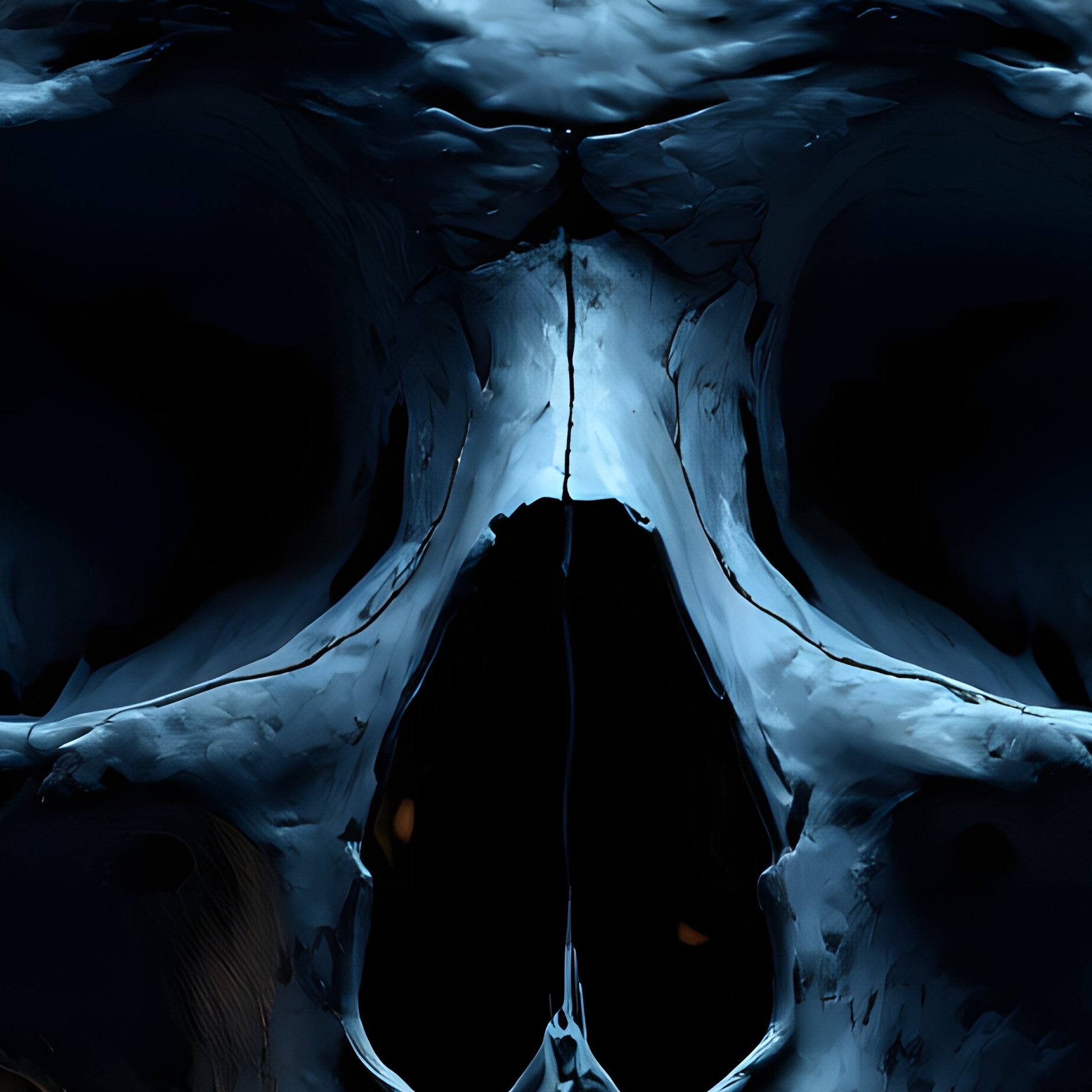 Human Skull Skull Darkness - Full Resolution Quality Preview