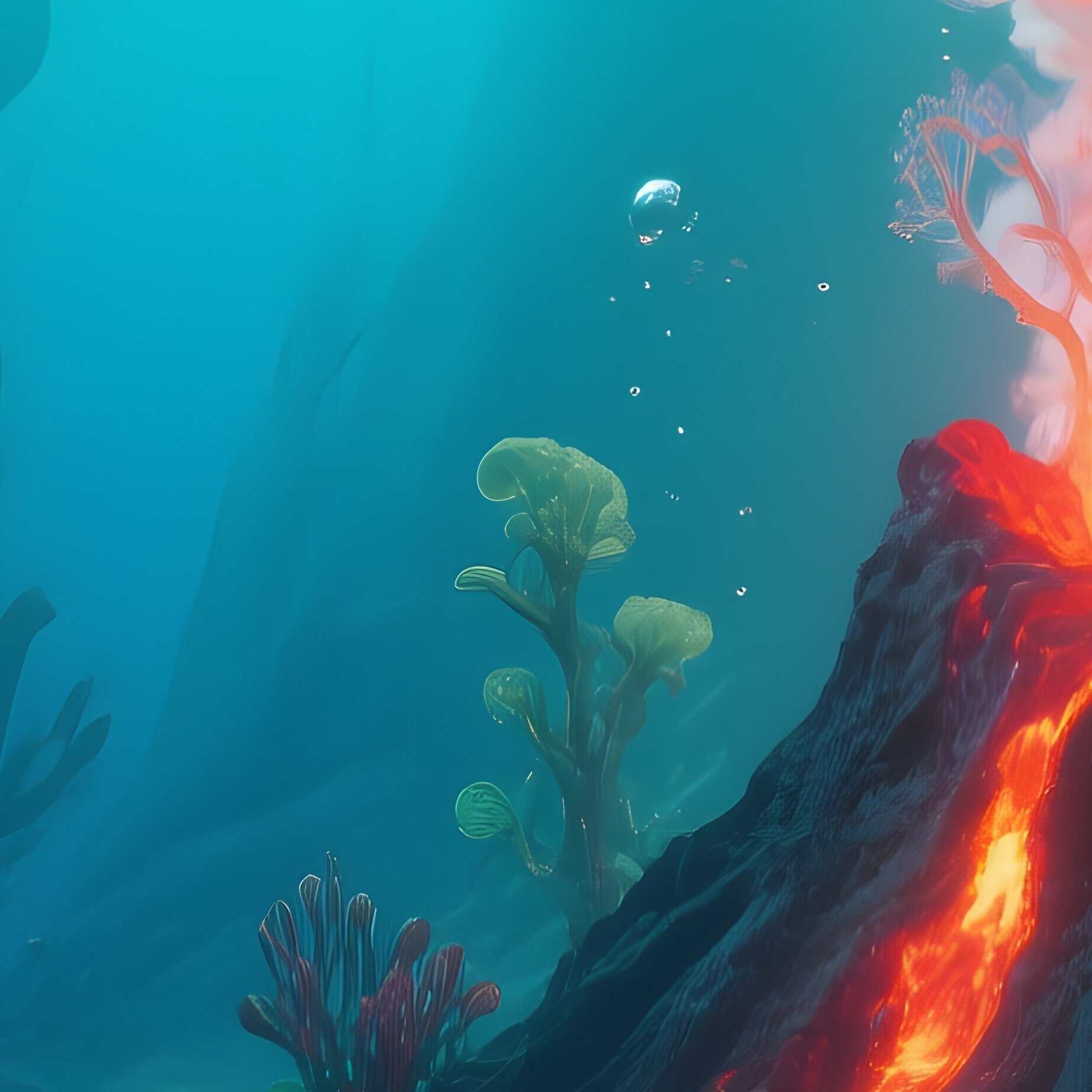 Hydrothermal Vent Biology Ecosystem - Full Resolution Quality Preview