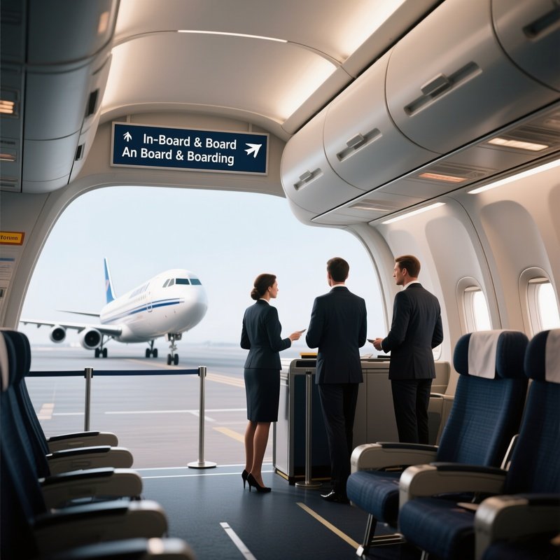 ✈️ In Flight & Boarding (An Bord & Boarding)