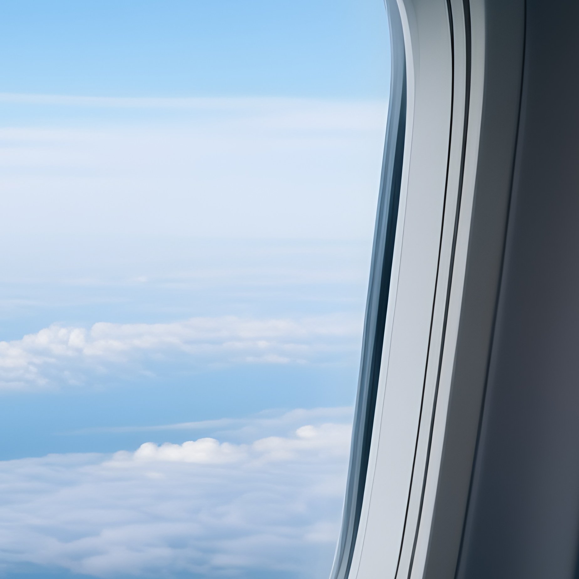 In Flight Landscape Window View - Full Resolution Quality Preview