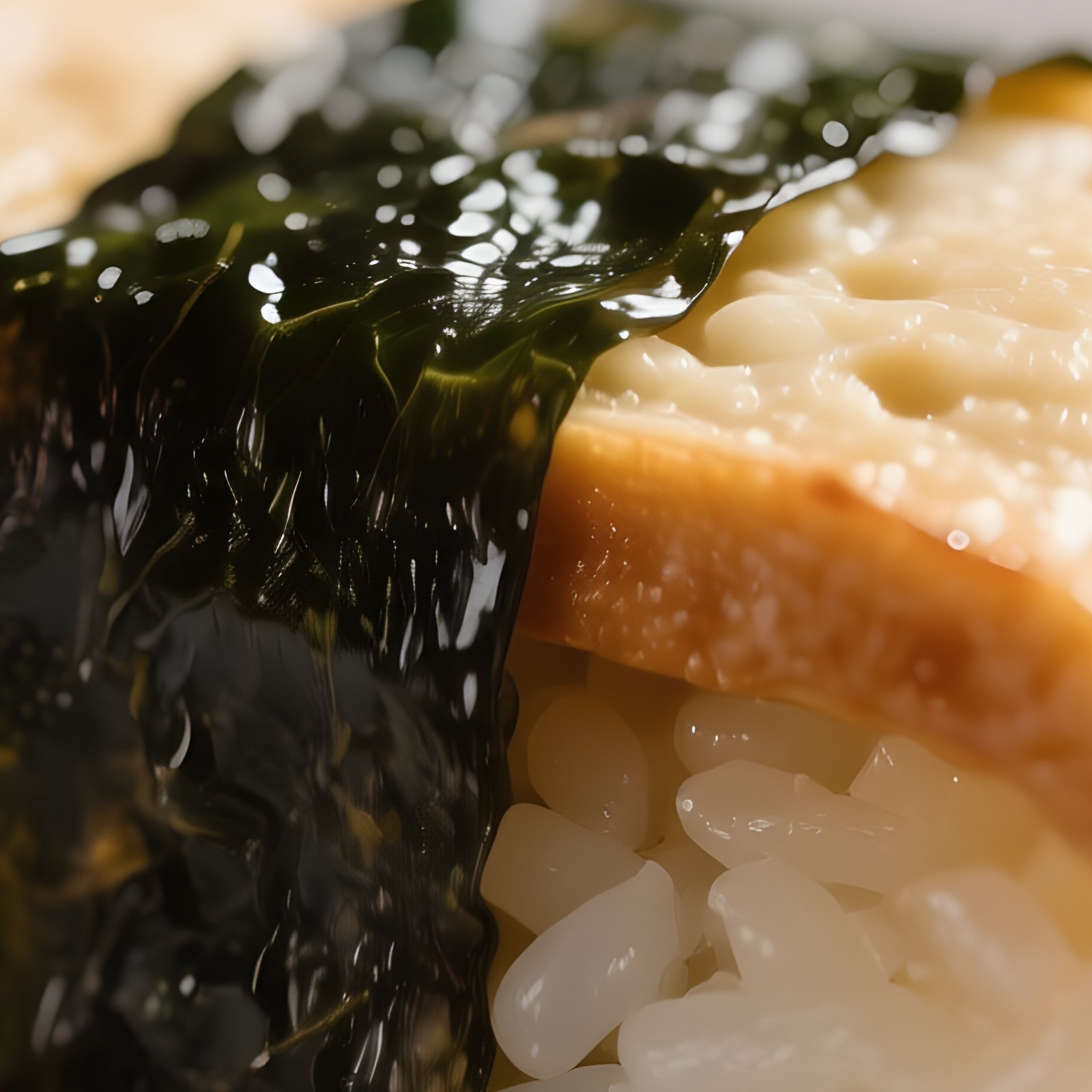 Inari Sushi Vinegared Rice Stuffed Into Sweet Tofu Pockets - Full Resolution Quality Preview