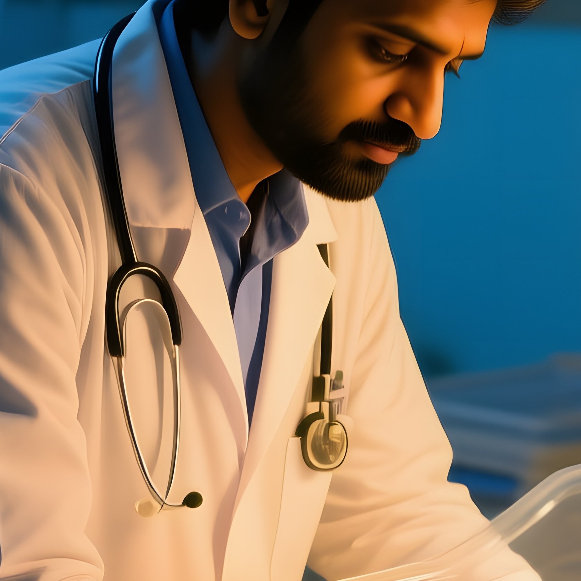 Indian Doctor Neonatal Care Unit Kochi Night - Full Resolution Quality Preview