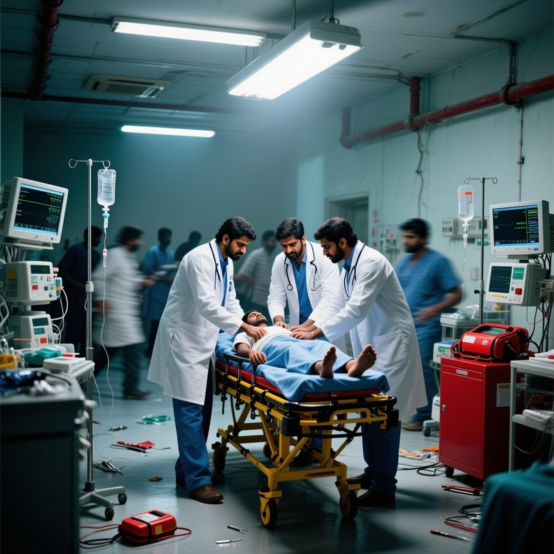Indian Doctors Emergency Lucknow Night