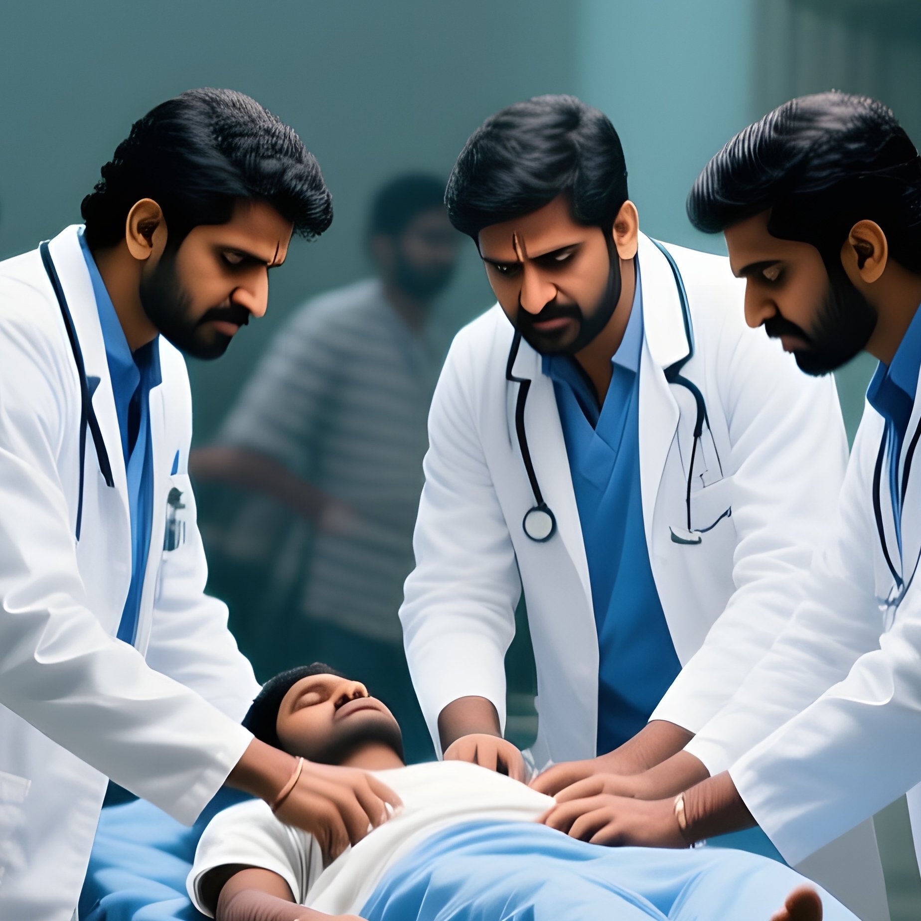Indian Doctors Emergency Lucknow Night - Full Resolution Quality Preview