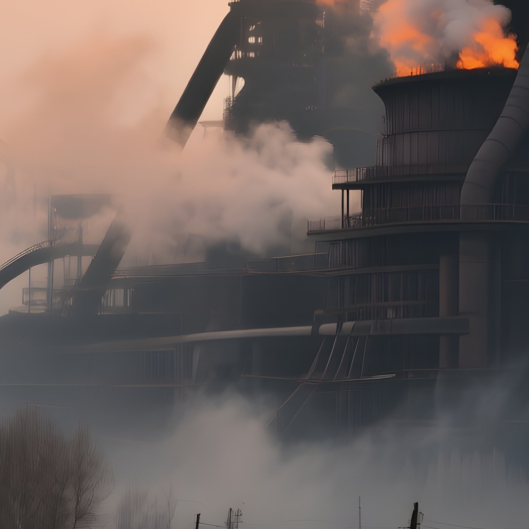 Industrial Cityscape 1983 Magnitogorsk - Full Resolution Quality Preview