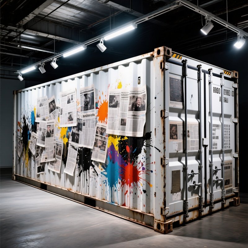 Industrial Container Art Pop Up