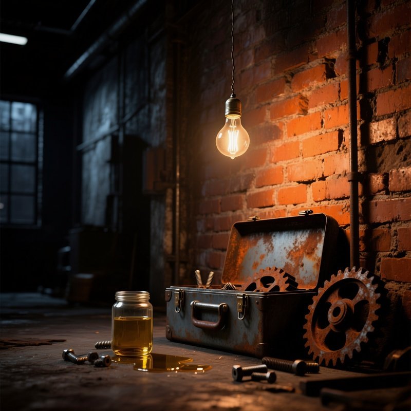 Industrial Loft Night Single Bulb Tools