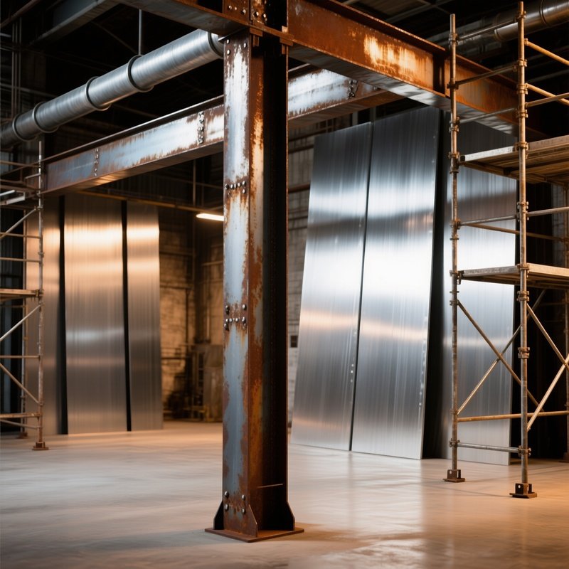 Industrial Metals Aesthetic Steel Iron Aluminum