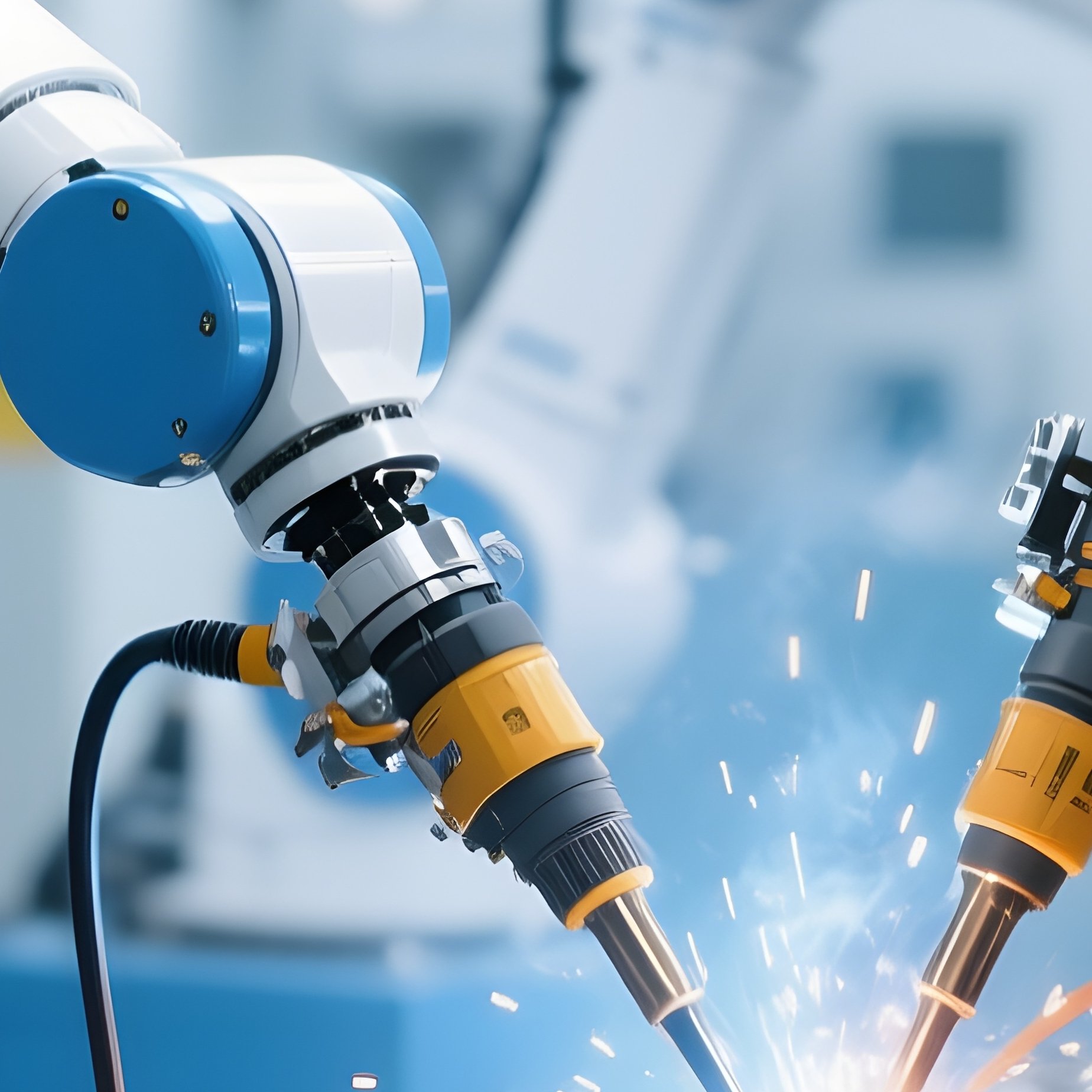 Industrial Robots Welding Photorealistic 1 - Full Resolution Quality Preview