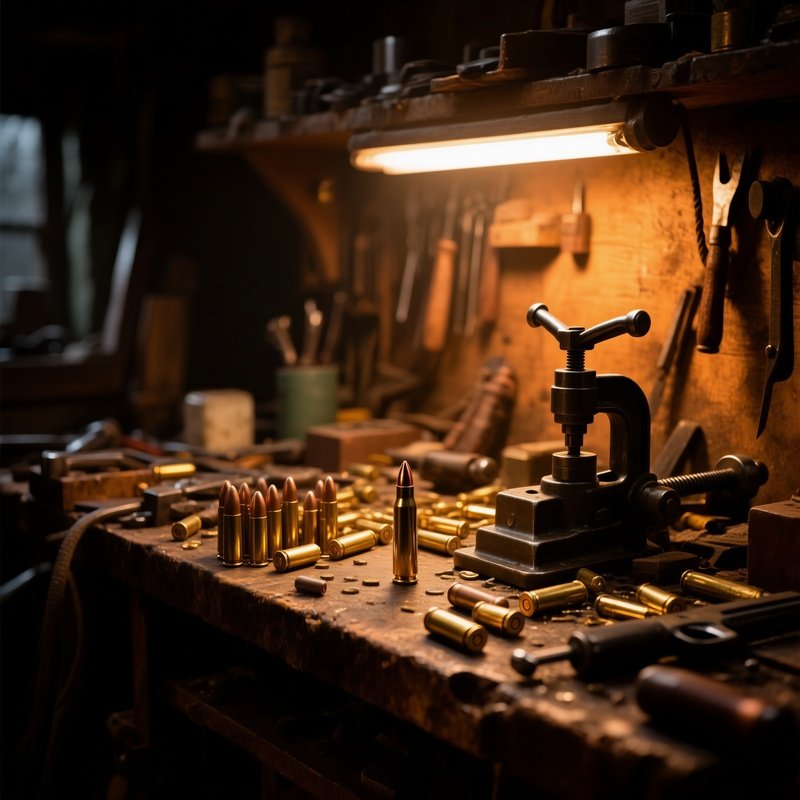 Intimate Gunsmith Workshop Amber Light