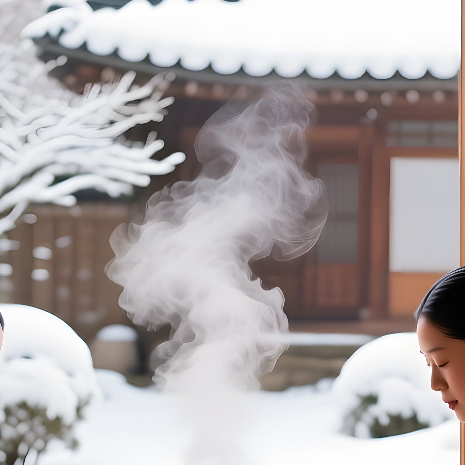 Intimate Tea Ceremony In Korean Hanok - Full Resolution Quality Preview