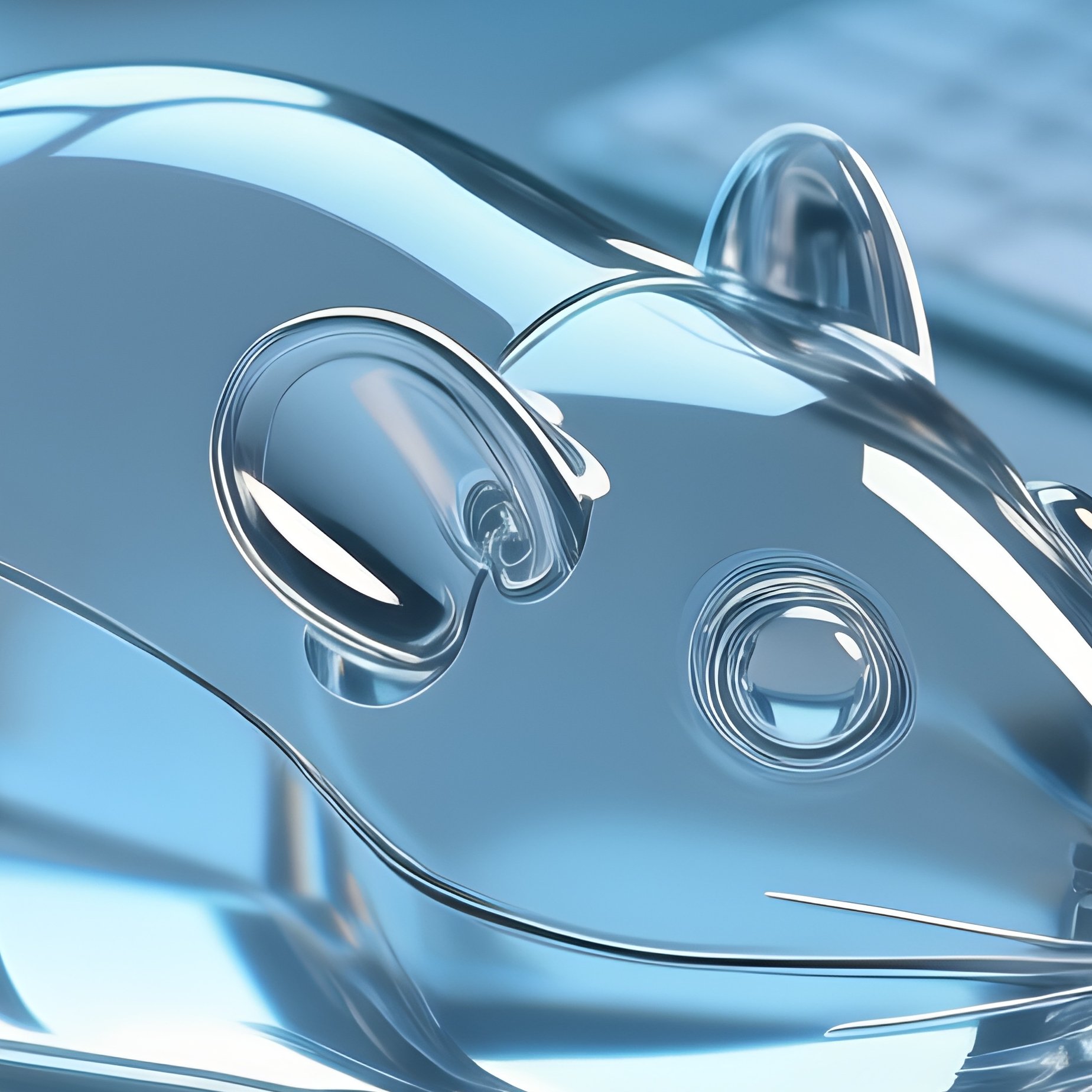 Invisible Mouse Surreal Illustration - Full Resolution Quality Preview