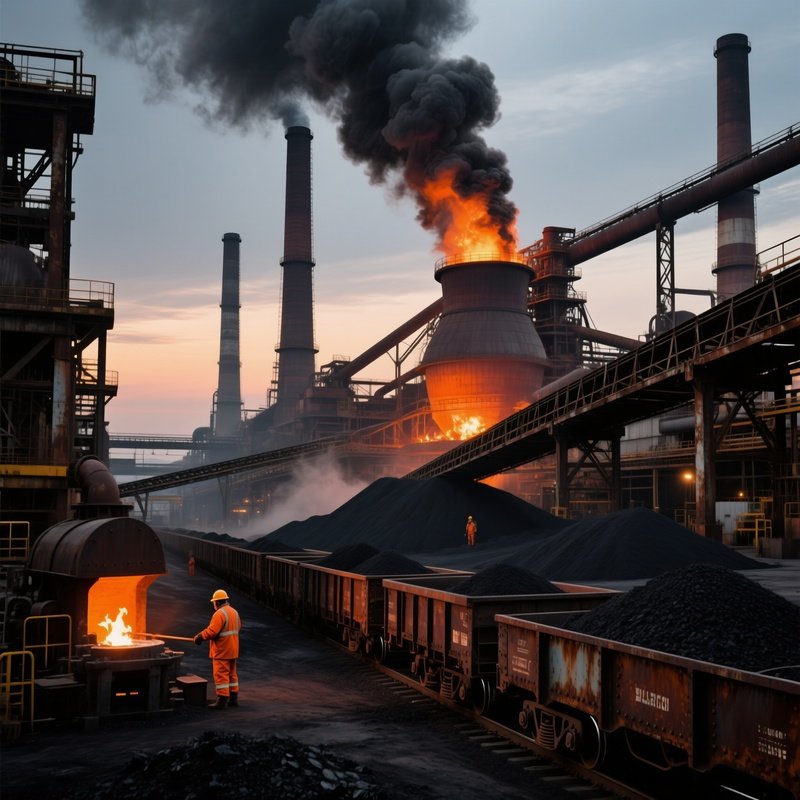 Iron Steel Coal Industrial Factory