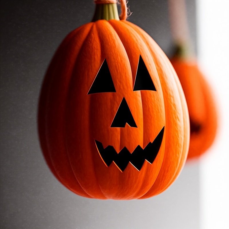 Jack O Lanterns On A String Halloween Pumpkin