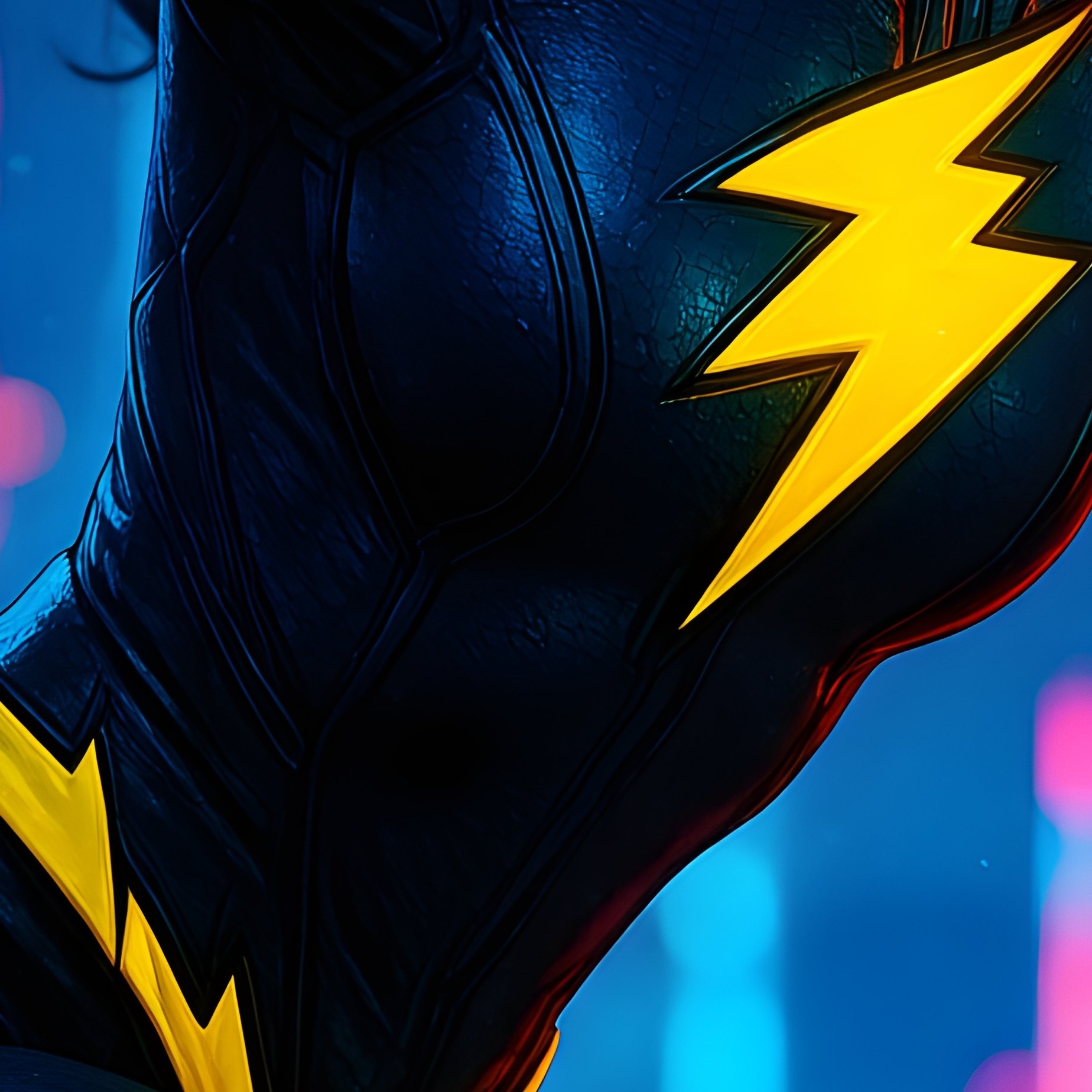 Jade Volt Runner Sprint City Lights Night Fictional Character - Full Resolution Quality Preview