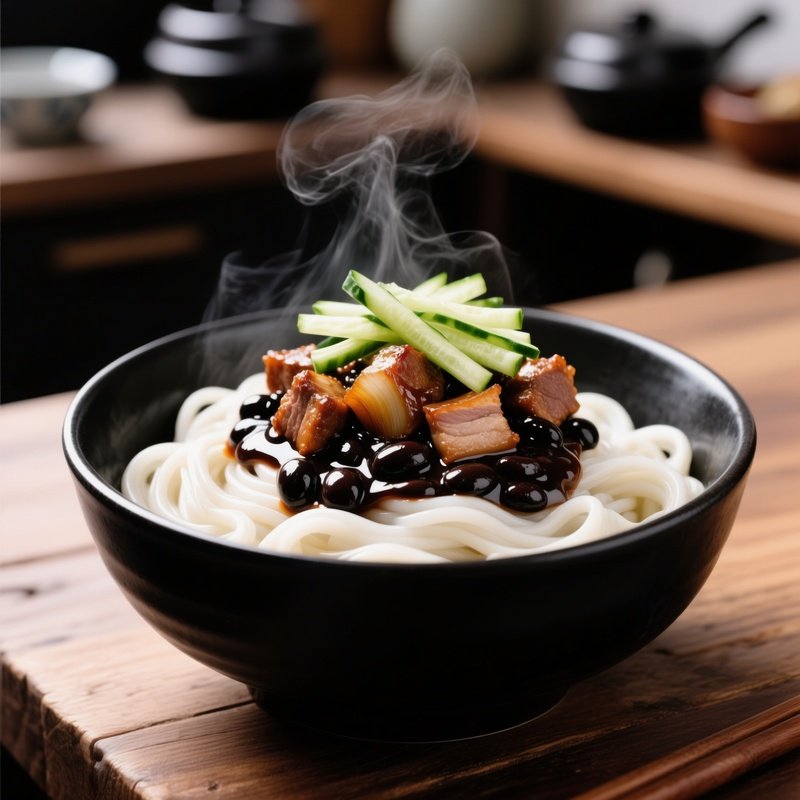 Jajangmyeon Bowl With Black Bean Sauce
